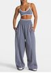 K Loose Yoga Pants, Fashionable And Comfortable, Casual Straight Leg Yoga Pants, Elastic High Waisted Fitness Pants_ecoleips.com
