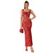 Women's Clothing Sexy Lace Dress Hollow Slim Temperament Elegant Lace Maxi Dress With Sheer Cutouts - Sexy & Sophisticated Summer Dress For Women_ecoleips.com