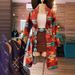 Women's Clothing Western Style Autumn And Winter Women's Printed Hemming Craft Medium And Long Woolen Coat_ecoleips.com