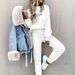 Women's Printed Two Piece Tracksuit, Long Sleeve Pullover Top And Drawstring Waist Pants, Casual Sportswear For Spring And Fall_ecoleips.com