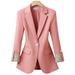 Black Casual Women's Short Coat For Spring And Autumn, Korean Style, Versatile, High-end, Petite, Stylish, Model 8889_ecoleips.com