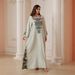 Women's Long Robe Beaded Print round Neck Abaya Style Hot Rhinestone SW2604ins Muslim Fashion Clothing_ecoleips.com