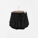 Aria Basics Aria Basics Fashionable European And American Cross-border Solid Color Loose Casual High-waisted High-elastic Shorts With Straps,_ecoleips.com