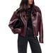 Women’s Vintage-Inspired Bomber Jacket – Premium Faux Leather With Retro Silhouette | Lightweight Spring Outerwear For Casual & Streetwear_ecoleips.com