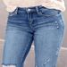 Women's Clothing Plus Size Ripped Stretch Jeans Mid-Rise Straight Leg Comfortable Fit American Style_ecoleips.com
