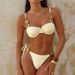 Women's Sexy Fashion Halter Neck Backless Solid Color Bikini Set 2026 New European American Cross Border Two Piece Swimsuit_ecoleips.com