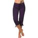 Women's Mid-Waist Drawstring Jogger Pants Casual Spring/Summer Fashion with Pockets Cropped Trousers European American Style_ecoleips.com