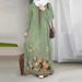 Women's Muslim Long Dress with Long Sleeves | Cross-Border Fashion | Dropshipping Available | Price Negotiable | Polyester Material_ecoleips.com