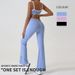Cloud Hide Women Yoga Suit Gym Fitness Set SEXY Lady Two Piece Sports Tracksuit Workout Pilates Outfits Running Clothes_ecoleips.com