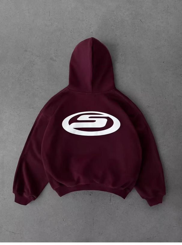 Women's Plus Size Velvet Hooded Sweatshirt Casual Letter Print Autumn Winter Top Trendy Street Style Couple Outfit_ecoleips.com