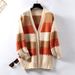 Women's Clothing Autumn And Winter New Casual Loose Lantern Sleeve Knitted Sweater_ecoleips.com