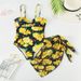 Elegant High-Waisted One-Piece Swimsuit For Women – Conservative Fit, Floral Print, Comfortable & Stylish For Beach & Pool_ecoleips.com