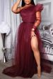 Women’s Clothing Spring and Summer New Loose Large Swing Mesh Dress Commuting Large Size Women's Dress_ecoleips.com