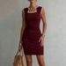 2024 New Summer Dress For Women Fashion Sleeveless Color Block Slim Fit Bodycon Dress Casual Party Evening Streetwear_ecoleips.com