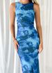 European American Women's Slimming High-End Dress Spring Summer Sexy Print Slim Waist Temperament Women's Clothing_ecoleips.com