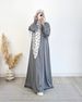 Women's Clothing Soft Fashion Satin Swing Dress_ecoleips.com