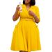 Winter Slim Waist Suit Dress Sexy Elegant Lapel Stylish Solid Color Plus Size Women's Clothing/Dress_ecoleips.com