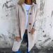 Women's Clothing Casual Cardigan Sweater Soft Acrylic Wool Blend, V-Neck, Pocket Detail, Lightweight Midweight (S-5XL, Grey/Green/Yellow/Black)_ecoleips.com