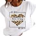 Summer Wholesale New Product: Flamingo Casual Plus-size Retro Printed Short-sleeve Women's Loose T-shirt_ecoleips.com