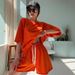 Aria Basics Aria Basics 2025 European And American Cross-Border Fashion Solid Color Casual Round Neck T-Shirt Short Sleeve Button Shorts_ecoleips.com