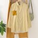 Women's Clothing New Style Fashion Loose Slim Casual Striped Two Piece Suit_ecoleips.com