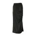 AC617 European American High-waisted Sexy Bodycon Midi Skirt With Slit, Slim Fit, Elegant And Versatile Style_ecoleips.com