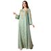 Arya Robe Women's Long Dress Fashion Jacquard Beaded Embroidery 4135 New European And American Cross Border Style for Autumn_ecoleips.com