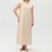 Women's Clothing Modest Abaya Dress Tank Long Dress Cardigan Elegant Slim-Fit Tank Dress – Versatile Layering Staple For Women (Black, White, Khaki)_ecoleips.com