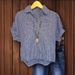 Women's Clothing Plaid Open Tube Short Sleeved Shirt_ecoleips.com