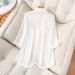 Women's Clothing Street Suit Jacket Spring And Summer Slim Plus Size Fat MM 200 Pounds Thin Three Quarter Sleeve Suit_ecoleips.com