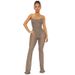 Women's Clothing Women's Lace Strapless Halter Jumpsuit Backless Slightly See Through Mesh Sexy European American Clothing_ecoleips.com
