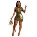 Women's clothing fashion new sexy hollow irregular solid color party dress with spliced skirt for women_ecoleips.com