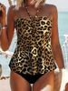 Aria Basics 2025 European And American Foreign Trade Leopard Print Camisole Women's Two-Piece Swimsuit Pinduoduo Cross-Border Bikini_ecoleips.com