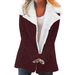 Women's Fleece-Lined Long Sleeve Cotton Coat - Warm Winter Jacket With 9 Colors & 8 Sizes (S-5XL)_ecoleips.com