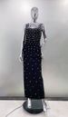 Women's Clothing Takeaway 2 Color Shiny Hot Diamond U Neck Sleeveless Hip Wrapped Tight Bandage Long Dress Celebrity Party Dinner_ecoleips.com