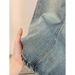 Women's Clothing Early Spring Light Blue Back Slit Skirt Denim Skirt Women New High Waist Slim Fit Medium Length Hip Skirt_ecoleips.com
