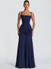 Mozision Off-shoulder Backless Sexy Maxi Dress Women Elegant Strapless Sleeveless Bodycon Ruched Club Party Long Dresses Female_ecoleips.com