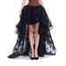 High-waisted Elastic Band Casual Mesh Tulle For Women, Irregular Hem Tutu Skirt_ecoleips.com