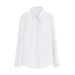 Spring White Shirt Women's Long-sleeved Overalls Dress Korean Version Top Professional Women's Short-sleeved Shirt OL_ecoleips.com