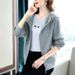 Women's Jacket For Spring And 2024, New Early Autumn Zip-up Cardigan Sweatshirt, Fashionable Hong Kong Style High-end_ecoleips.com
