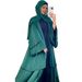 MQ102 Arabian Dubai Clothing Modest Muslim Fashion Solid Color Long Robe Abaya Outerwear Cardigan_ecoleips.com
