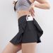 Women’s Clothing Summer Quick Drying Short Skirt Badminton Sports Skirt High Waist Anti Exposure A Line Marathon Running Fitness Tennis Skirt_ecoleips.com