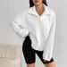 AD653 Cross-border 2025 Autumn/Winter New European And American Plush Stand Collar Sweatshirt Casual Loose_ecoleips.com