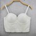 Women's Solid Color Leather Suspenders Summer Elastic Vest Sexy Korean Bra European American Chest Wrap Top All Match_ecoleips.com