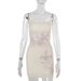 Women's Fashion Slim Fit Rhinestone Camisole Top And Skirt Set Autumn New Casual Temperament Clothing_ecoleips.com