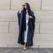 ZD113 Middle Eastern Modest Muslim Fashion Shiny Silk Satin Solid Color Bat Sleeve Robe European And American Plus Size_ecoleips.com