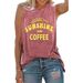 2021 New Cross-Border European And American Women's Tank Top SUNSHINE Printed Round Neck Sleeveless T-Shirt_ecoleips.com