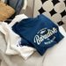 2025 New Summer Cotton Short T-Shirt For Women Korean Version Loose Half Sleeve Pullover Round Neck Top 23038_ecoleips.com