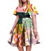Women's Clothing Temperament Commuter Slim Large Size Dress_ecoleips.com