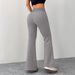 AD532 European And American 2025 Autumn New Fashion Drawstring Slimming Flared Pants, Slimming, Comfortable,_ecoleips.com